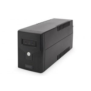 Digitus | Line-Interactive UPS | Line-Interactive UPS DN-170063, 600VA, 360W, 1x 12V/7Ah battery, 2x CEE 7/7 outlet, 2x RJ-11, 1